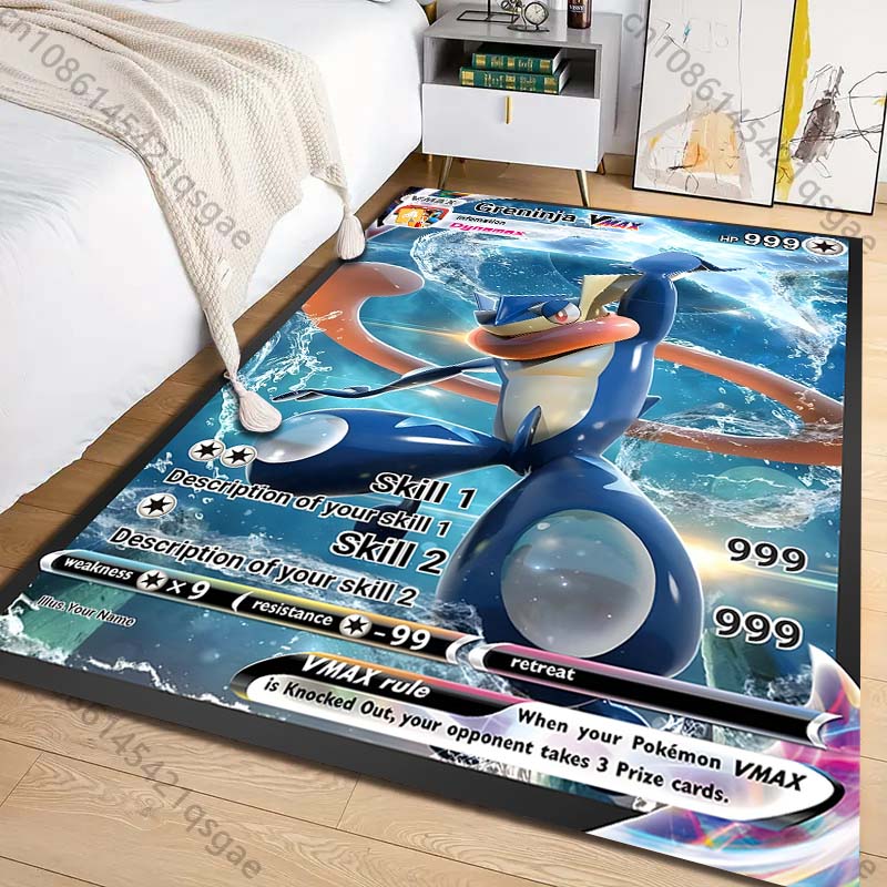 Commercial Printing & Graphics - 1PC 포켓몬 그레닌자 카드 프린트 카펫