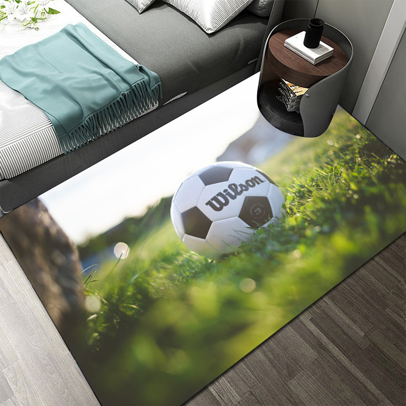 축구 카펫 및 러그 침실 거실 어린이 3D 축구 필드  - Commercial Printing & Graphics 리뷰 및 가격