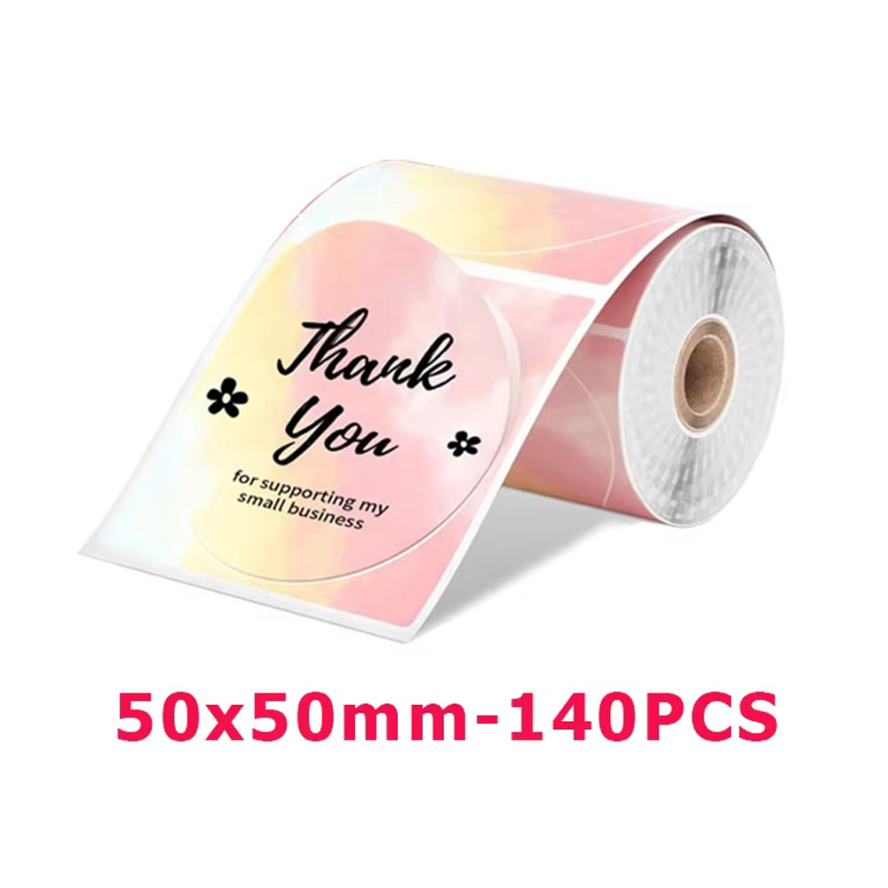 1 롤 원형 원형 감열지 50x50mm 라벨 스티커 M - Commercial Printing Services 리뷰 및 가격