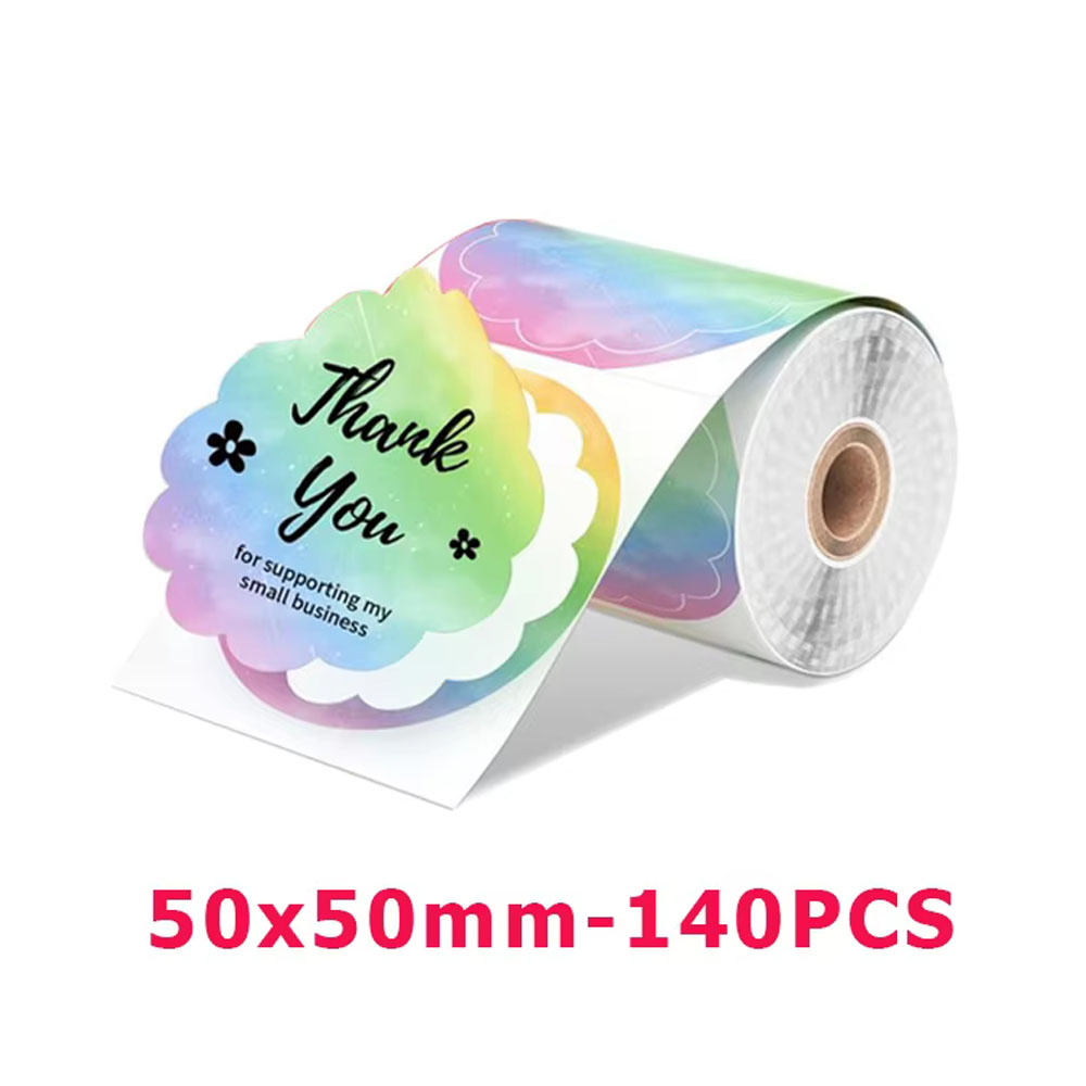1 롤 원형 원형 감열지 50x50mm 라벨 스티커 M - Commercial Printing Services 리뷰 및 가격