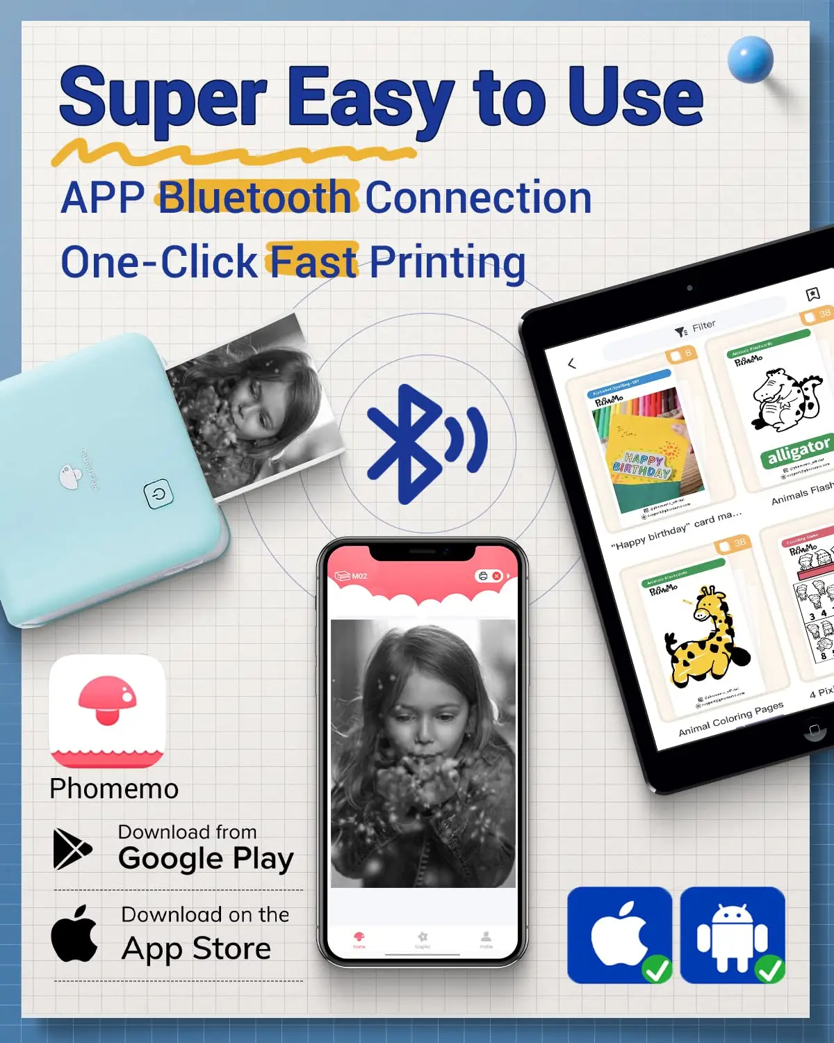Phomemo M02Pro 미니 휴대용 프린터 무선 열 - Commercial Photo Printer 리뷰 및 가격